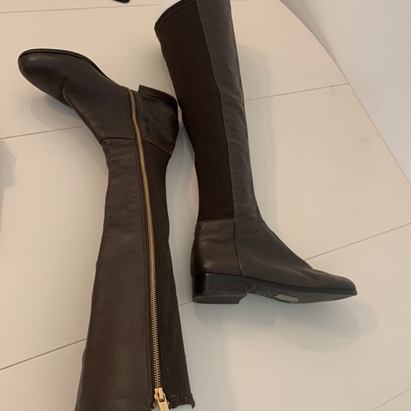 Michael Kors Brown Leather Tall Boots - size 6 - like new! - Picture 10 of 14